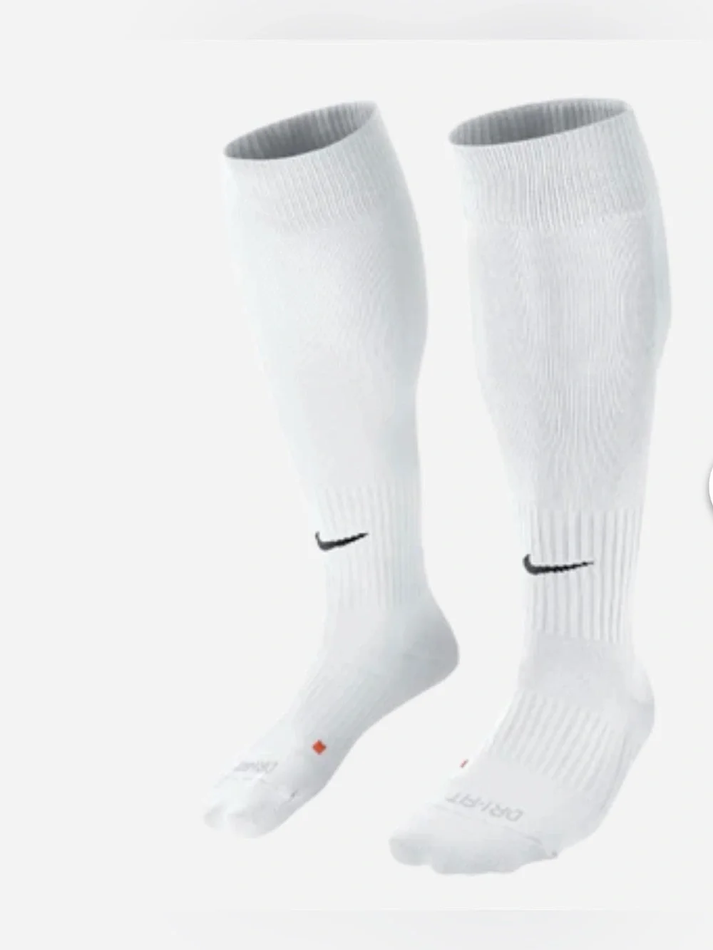 Nike Classic 2 Cushioned Knee High Soccer Socks White szL